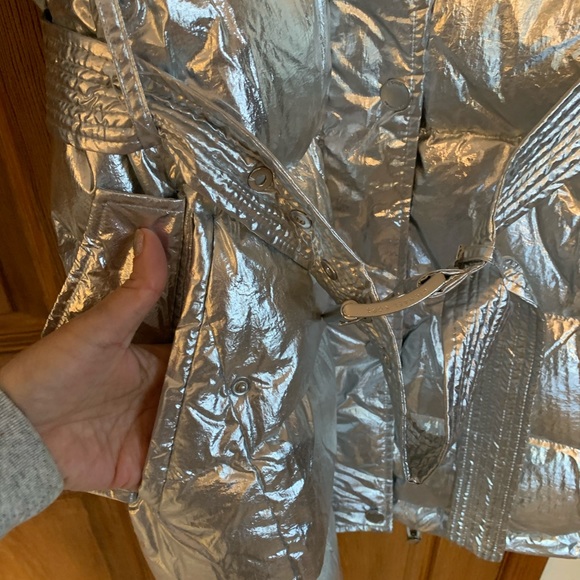 Michael Kors puffer short coat w belt new w tags - Picture 7 of 9